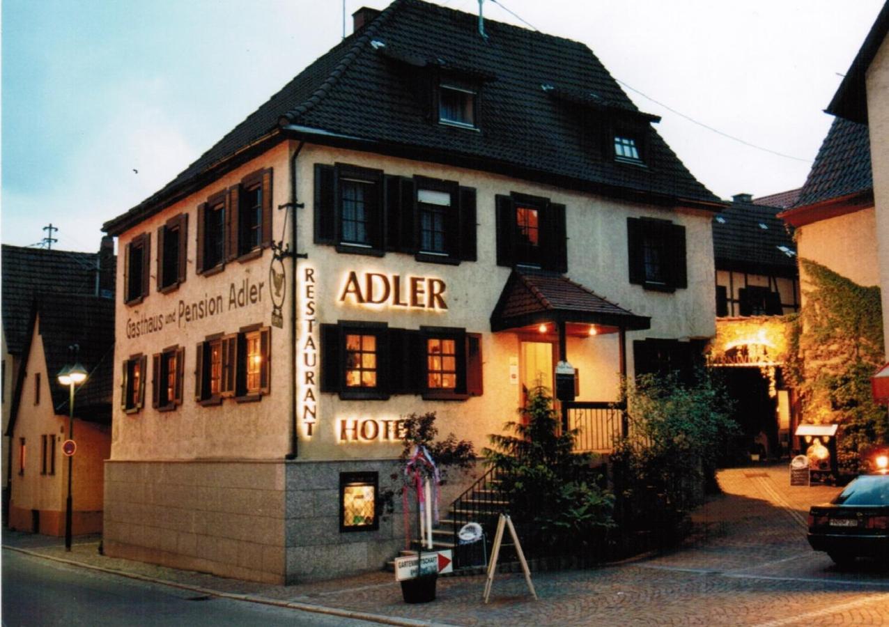 Adler Gaststube Hotel Biergarten Bad Rappenau Esterno foto